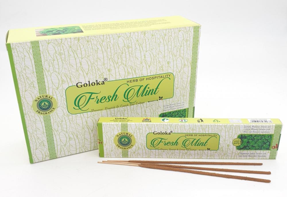 Goloka Fresh Mint, Masala Räucherstäbchen